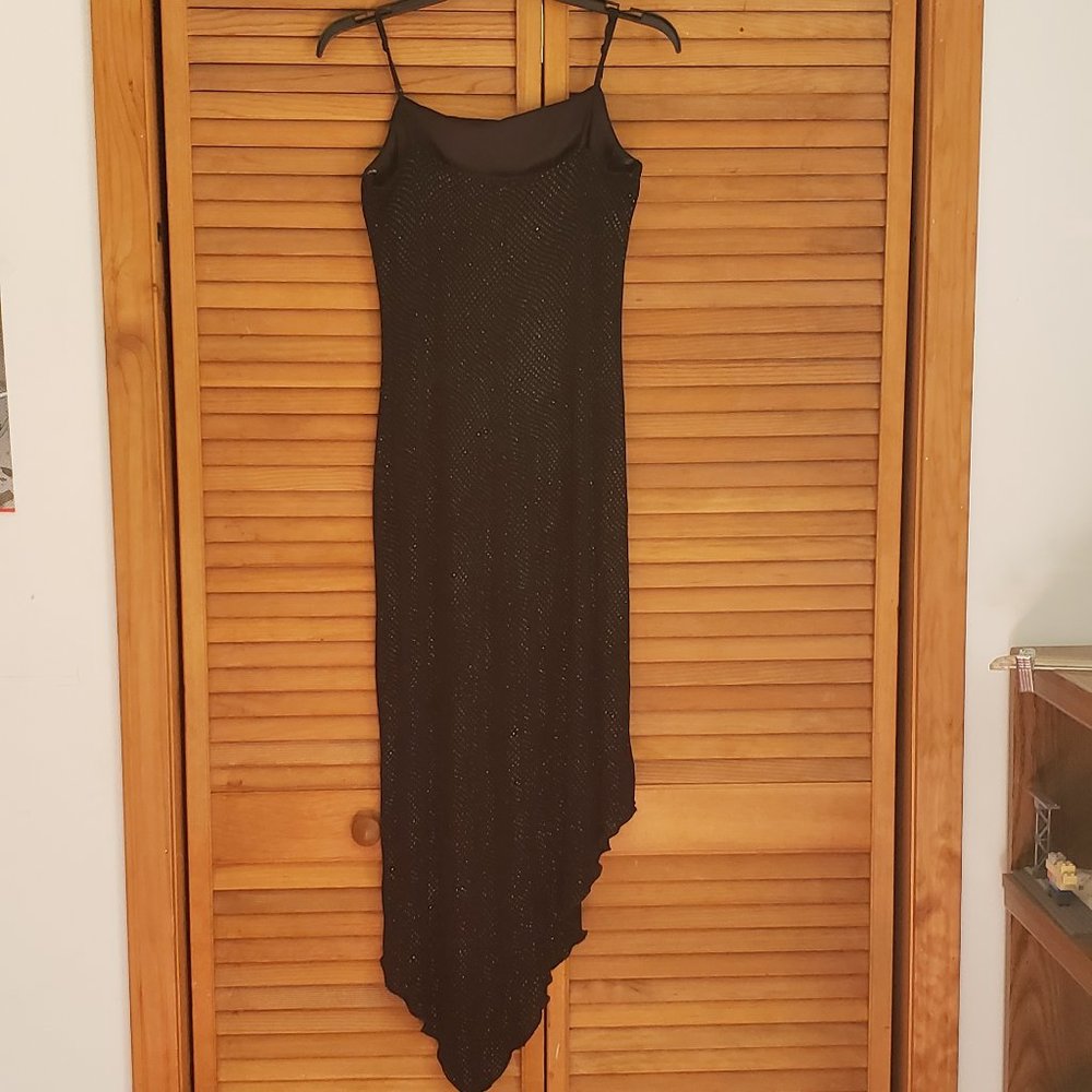 A-symetrical black dress